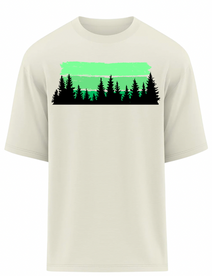Forest Silhouette Oversized T-Shirt
